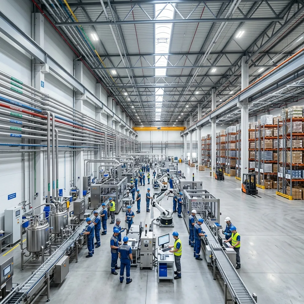 Industrial Fire Hydrant & Sprinkler System at Manufacturing Plant